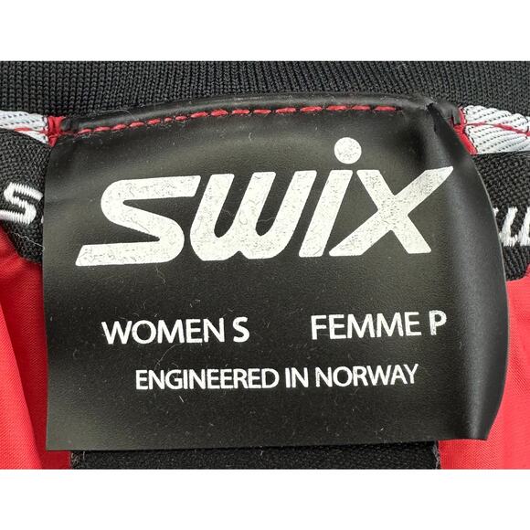 Swix Quilted Ski Snowboard Mini Skirt Women’s Size S Red Puffer‎ Active Gorpcore - Picture 4 of 7
